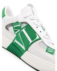 Valentino Garavani Logo Print Lace Up Sneakers