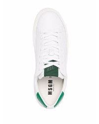 MSGM Low Top Leather Sneakers