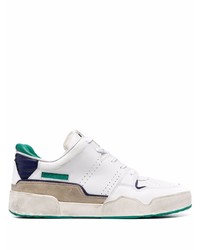 Isabel Marant Multi Panel Lace Up Sneakers