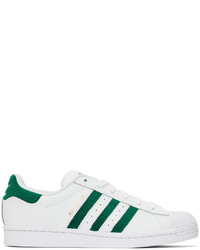 adidas Originals Off White Green Sneakers