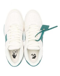 Off-White Safety Tag Lace Up Sneakers