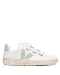 Veja V Lock Touch Strap Leather Sneakers