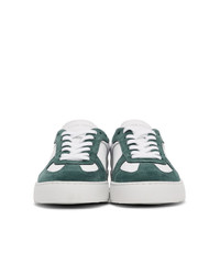 Filling Pieces White And Green Field Ripple Pine Sneakers