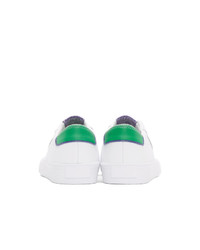 adidas Originals White And Green Love Set Super Sneakers