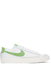 Nike White Green Blazer Low 77 Vintage Sneakers
