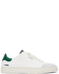 Axel Arigato White Green Clean 90 Triple Sneakers