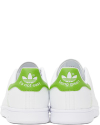 adidas Originals White Green Disney Edition Kermit The Frog Stan Smith Sneakers