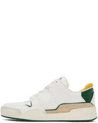 Isabel Marant White Green Emreeh Sneakers
