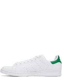 adidas Originals White Green Primegreen Stan Smith Sneakers