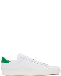 adidas Originals White Green Rod Laver Vintage Sneakers