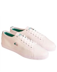 Lacoste Marcel Usm White Green Lace Up Sneakers