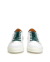 Ami Leather And Suede Low Top Trainers