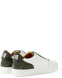 Ami Leather And Suede Sneakers
