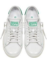 Converse Limited Edition Cons Pro Leather Lp Ox White Dust And Green Sneaker