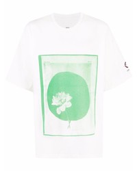 Oamc Aurora Graphic Print Cotton T Shirt