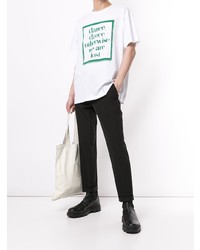 Wooyoungmi Dance Dance Slogan Print T Shirt