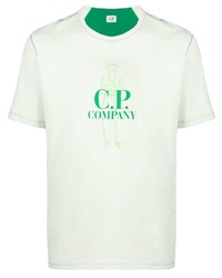 C.P. Company Exposed Stitch Logo T Shirt