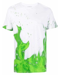 313 WORLDWIDE Flame Print Cotton T Shirt