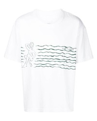 VISVIM Jumbo Wave Cotton T Shirt