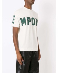 Emporio Armani Logo Print Crew Neck T Shirt