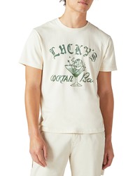 Lucky Brand Luckys Bar Cotton Graphic Tee In Birch At Nordstrom
