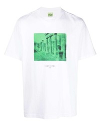Trussardi Photograph Print Cotton T Shirt