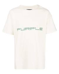 purple brand Photon Logo Print T Shirt