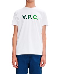 A.P.C. Vpc Organic Cotton Graphic Tee In Kaa Vert At Nordstrom