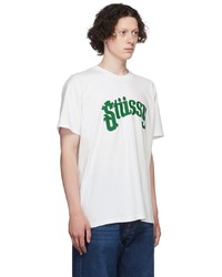 Stussy White Cotton T Shirt