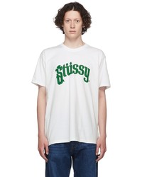 Stussy White Cotton T Shirt