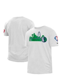 New Era White Dallas Mavericks 202122 City Edition Brushed Jersey T Shirt At Nordstrom