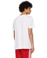 Lacoste White Ricky Regal Edition Print T Shirt