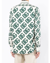 Dolce & Gabbana Logo Print Long Sleeve Shirt