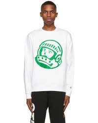 Billionaire Boys Club White Chainstitch Astro Logo Sweatshirt