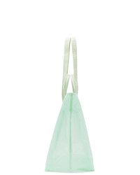 Off-White Green And White Arrows Tote