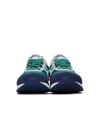 Asics Green And White Gel Lyte Sneakers
