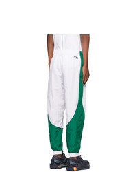 Li-Ning White And Green Track Pants