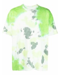 Nike Tie Dye Swoosh Logo T Shirt