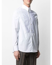 Wales Bonner Pointed Collar Striped Shirt
