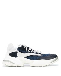 Sergio Rossi Colour Blocked Low Top Sneakers