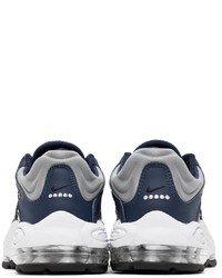 Nike Gray Navy Air Tuned Max Sneakers