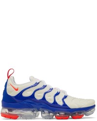 Nike Off White Blue Air Vapormax Plus Sneakers