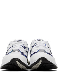 New Balance White Navy Made In Us 992 Sneakers
