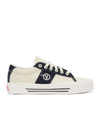 Vans Off White And Navy Og Sid Lx Sneakers