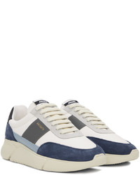 Axel Arigato White Navy Genesis Vintage Sneakers