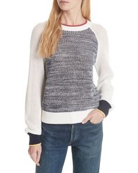 Joie Colorblock Cotton Sweater