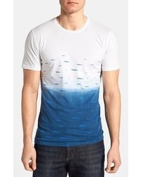 Altru Whale Dip Dye Print T Shirt