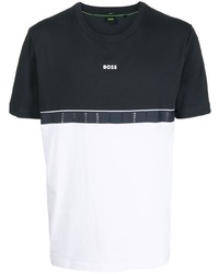 BOSS Colour Block Logo Print T Shirt