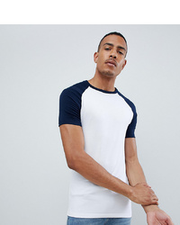 ASOS DESIGN Tall Muscle Fit T Shirt With Contrast Raglan