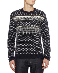 A.P.C. Fair Isle Merino Wool Sweater